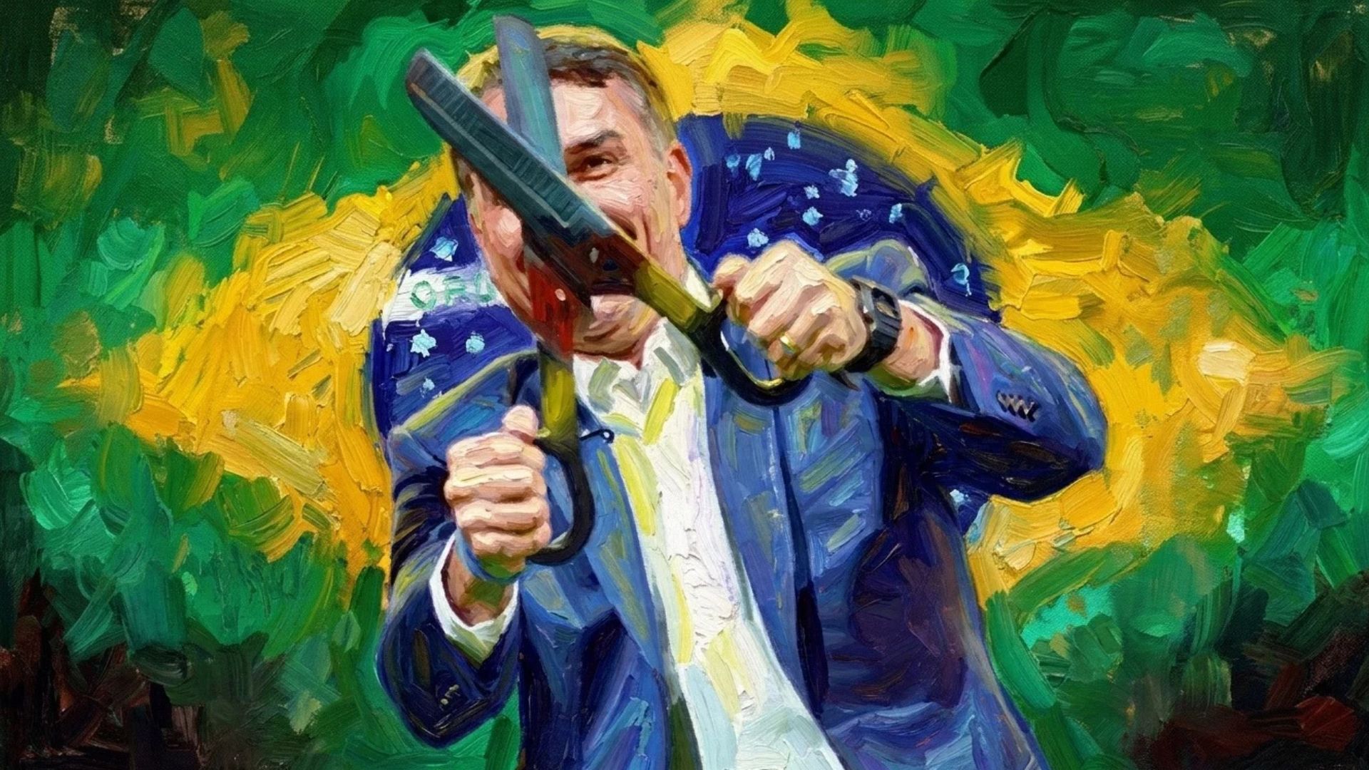 Capa: Flávio Bolsonaro quer vender a educação do seu filho:   uma análise do plano de governo da extrema direita