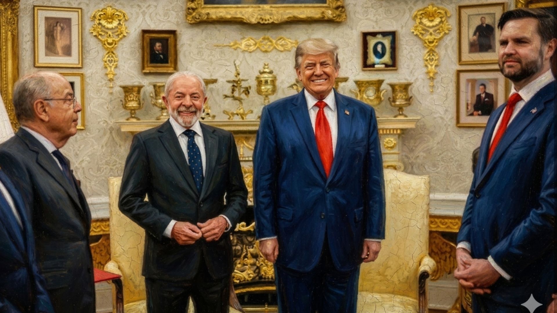 Capa: Encontro Lula-Trump: “amor à primeira vista” na submissão, dependência e entrega dos bens naturais