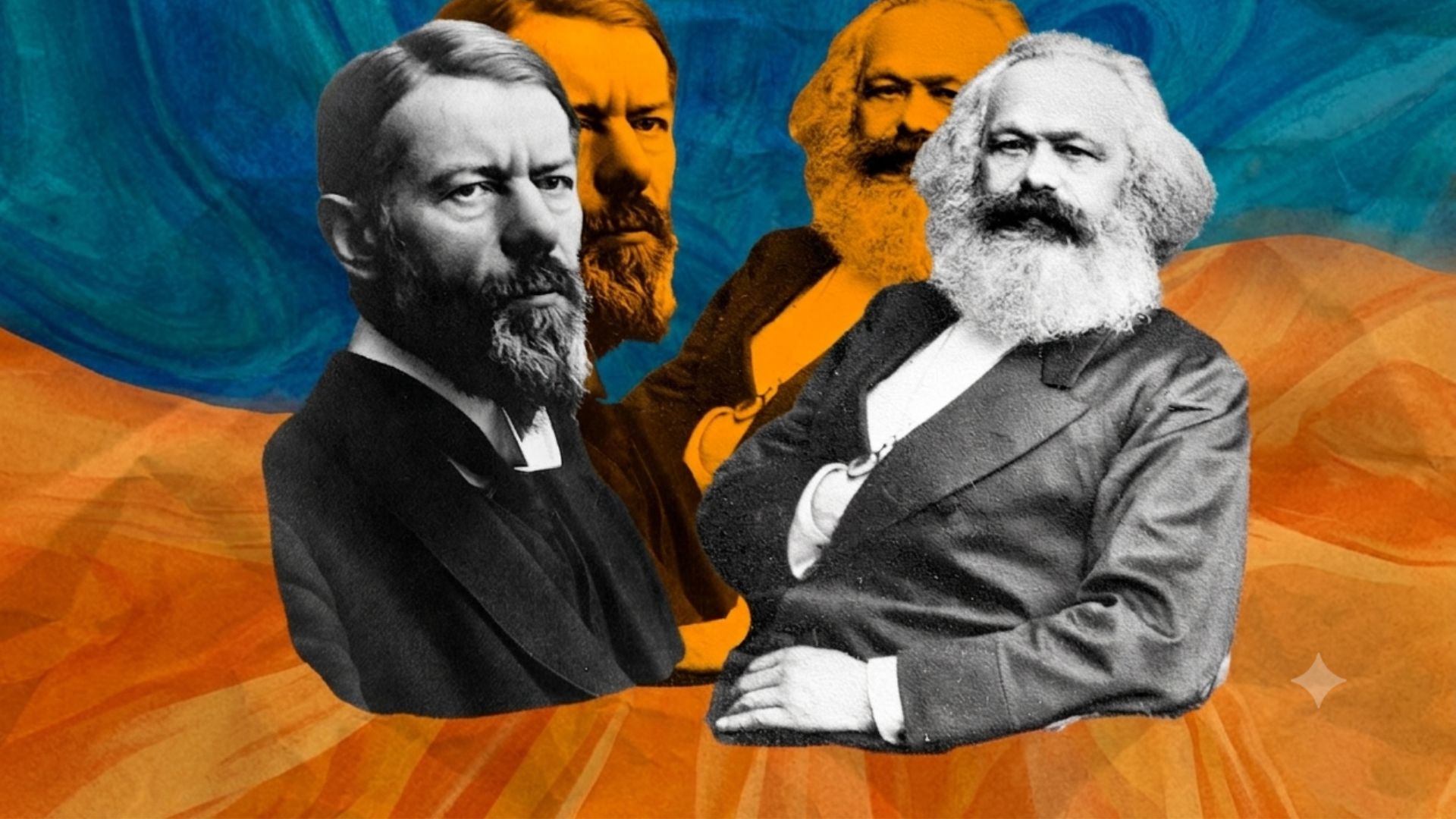 Capa: Interpretações chinesas: Karl Marx e Max Weber