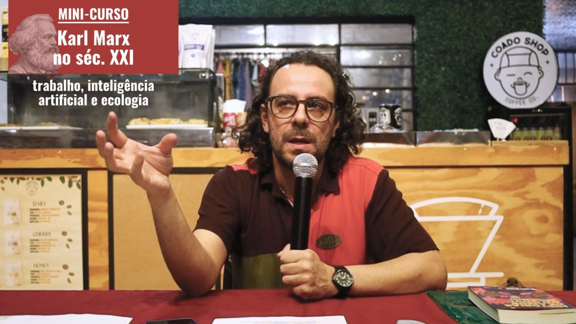 Capa: [Vídeo] Mini Curso Karl Marx no séc. XXI: trabalho, inteligência artificial e ecologia