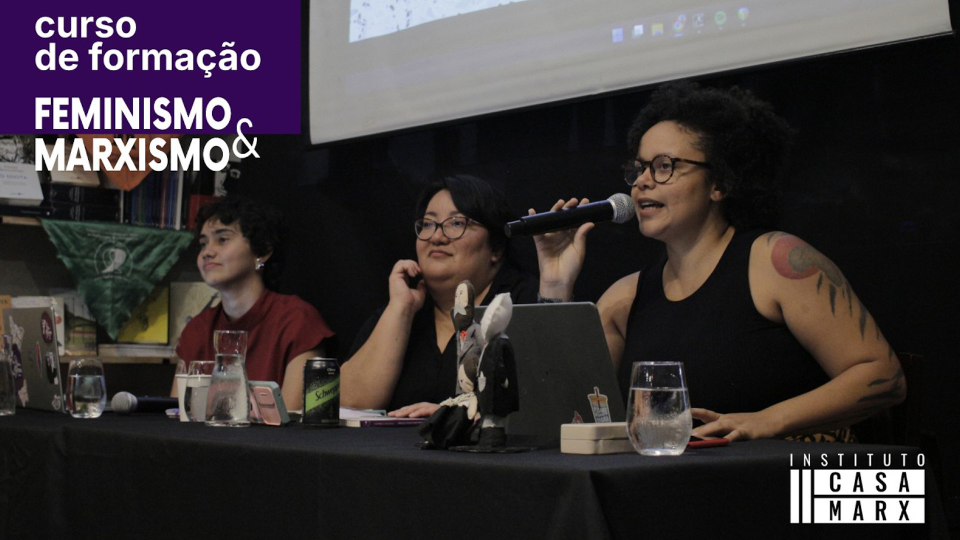 Capa: Curso de Formação: Feminismo e Marxismo