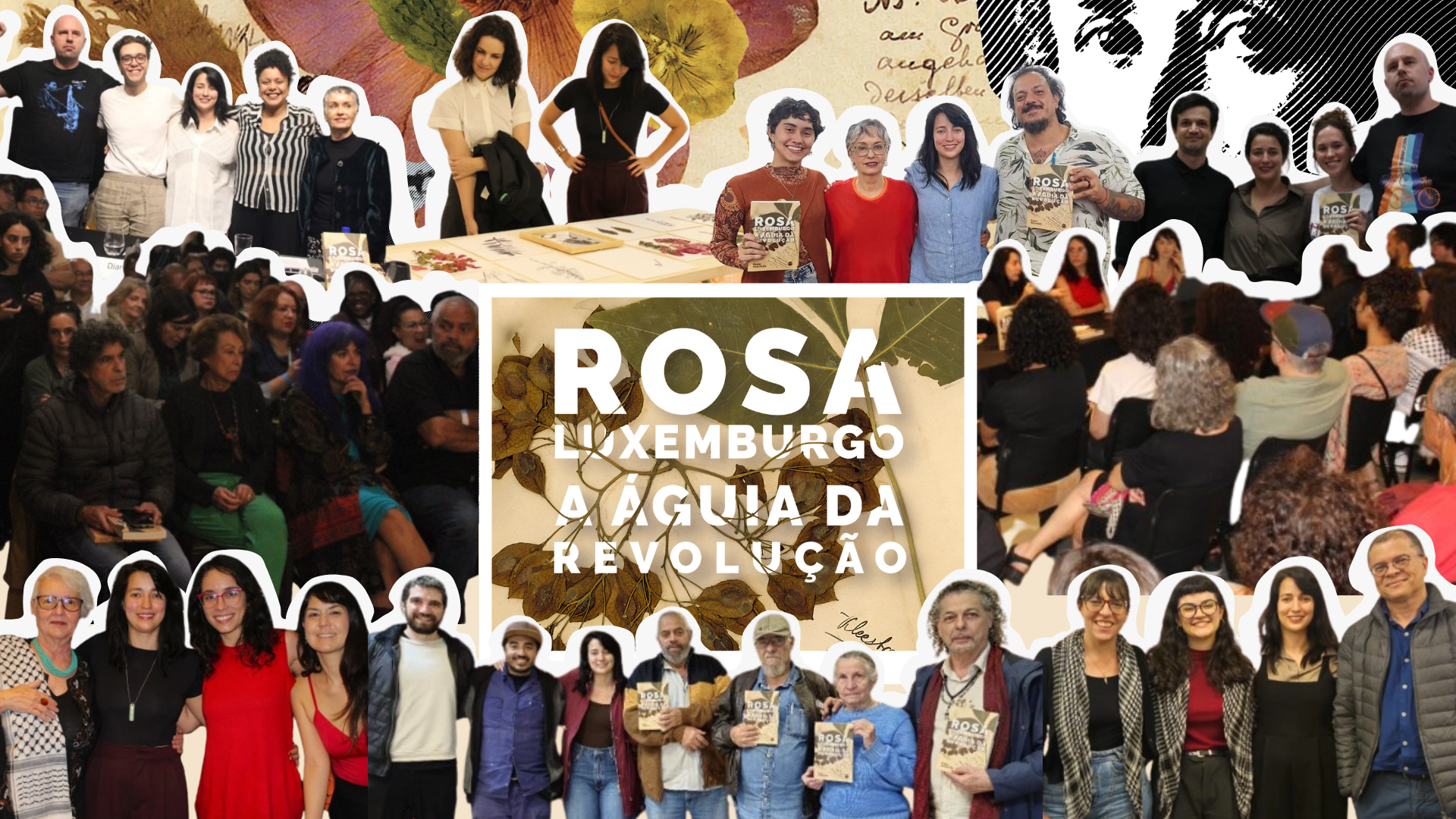 Capa: Lançamentos do livro “Rosa Luxemburgo: a águia da revolução”, de Diana Assunção, reúnem mais de 800 pessoas pelo Brasil
