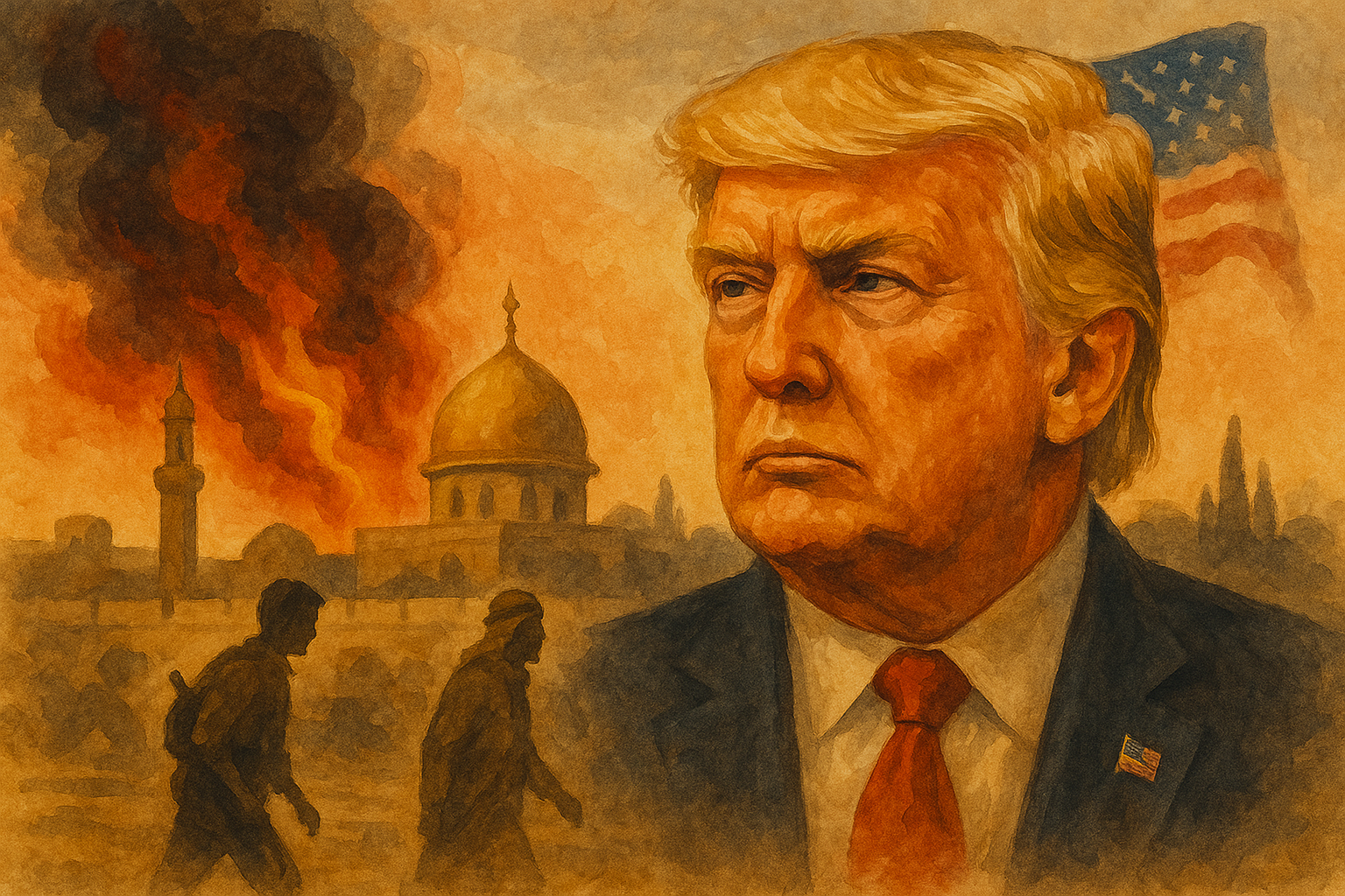 Capa: Tribuna aberta. A frágil paz de Trump no Oriente Médio