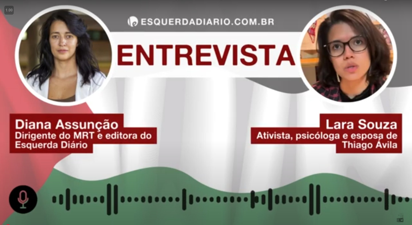 Capa: Entrevista Exclusiva com Lara Souza: ativista e esposa de Thiago Ávila da Flotilha da Liberdade