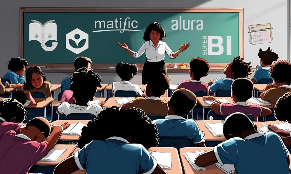 Capa: Escola Reborn? As plataformas e a lógica gerencialista na escola pública