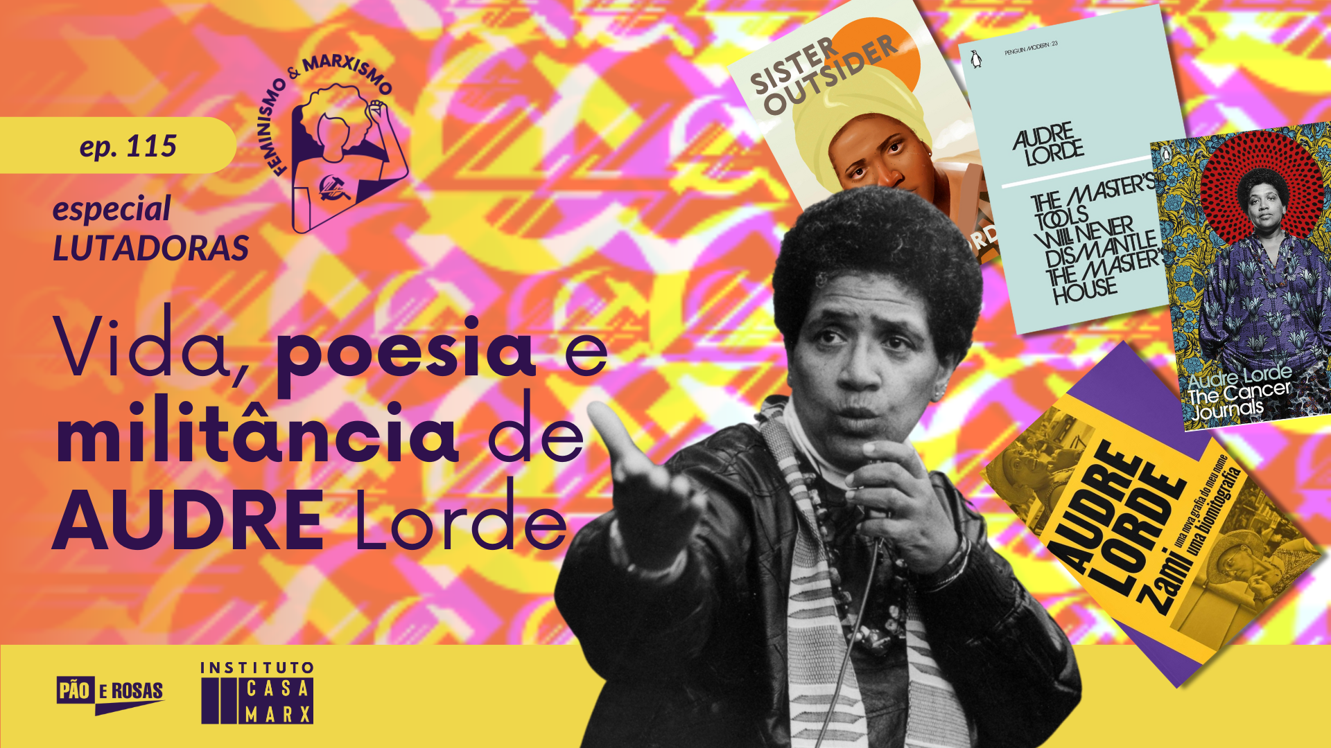 Capa: [Feminismo e Marxismo] Vida, poesia e militância de Audre Lorde