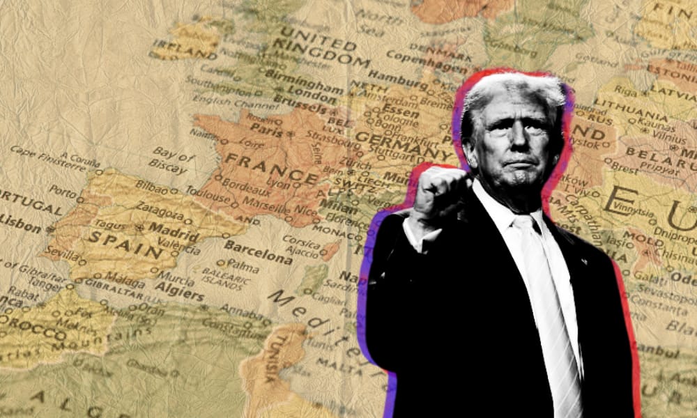 Capa: A política de Trump e o choque com a Europa