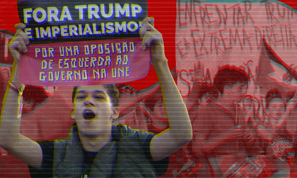 Capa: A juventude brasileira no fogo contra o imperialismo
