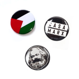 Kit de 3 Bottons - Marx, Casa Marx e Palestina